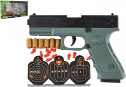 Pistolet na naboje piankowe z tarczami