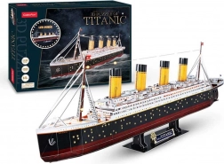 Świecące puzzle 3D Titanic 266 elementów