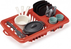 Duży ociekacz z naczyniami