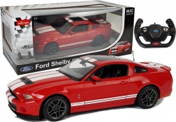 Zdalnie sterowany samochód wyścigowy Ford Shelby GT500 1:14 – czerwone