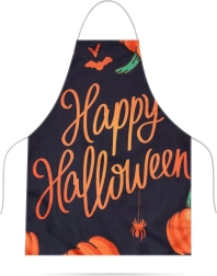 Kuchenny fartuch halloweenowy z nieprzemakalnego płótna