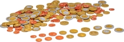 Wissner Monety do zabawy Euro 160 szt.