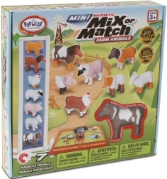 MalBlo Magnetic Mini – zwierzęta z farmy, magnetyczna układanka dla dzieci