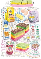 Puzzle Magnolia tęczowe ciasteczka 1000 elementów