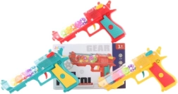 Świecący dziecięcy pistolet na baterie z efektami