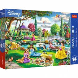 Puzzlowe premium 1000 elementów – piknik z księżniczką DISNEY