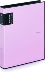 Segregator A4 PASTELINI fioletowy, 2‑ringowy, laminowany