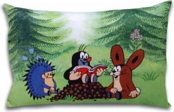 Poduszka Krtek czytelnicy 45x30