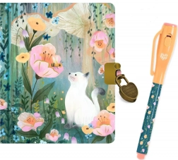 Sekretny dziennik z magicznym piórem Djeco - Kendra