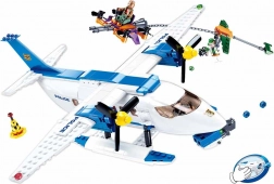 Sluban policyjny hydroplan ze złodziejami klocki