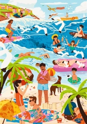 Trefl puzzle Premium Plus The Art of Colour: W upalne lato 1000 elementów