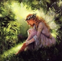 Diamentowe malowanie leśna wróżka 30 × 40 cm