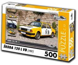 Puzzle Retro-auta Škoda 120 L VB (1987) – 500 elementów