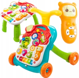 Chodziki pchacz 5w1 kolorowy