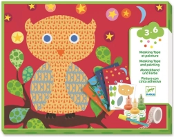 Magiczne malowanie z gąbeczką – leśne zwierzątka