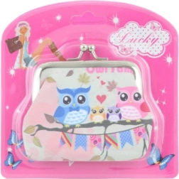 Dziecięcy portfelik z sówkami