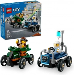 LEGO City 60459 Zestaw wyścigowy: Samolot vs. łóżko szpitalne