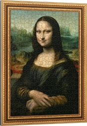 Puzzle Mona Lisa 500 elementów z ramą od TREFL