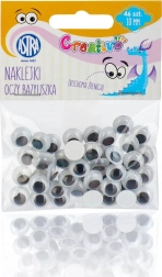 Samoprzylepne oczy ASTRA CREATIVO – 10 mm