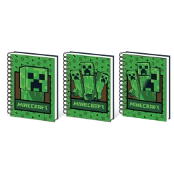 Minecraft lentikularny notes A5 Creeper