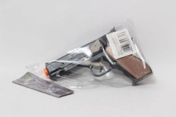 Pistolet na kapiszony dla dzieci z pomarańczową końcówką bezpieczeństwa