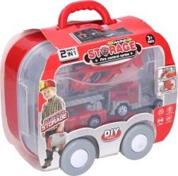 Strażacka stacja w walizce z czeskim opakowaniem