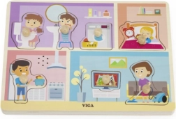 Drewniana układanka dźwiękowa – czynności