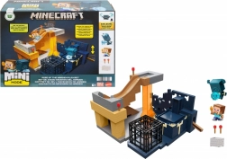 minecraft mini mode – przywołanie wardena zestaw do gry ze stevem i wagonikiem