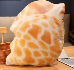 Pluszowa poduszka muszla 50 x 40 cm