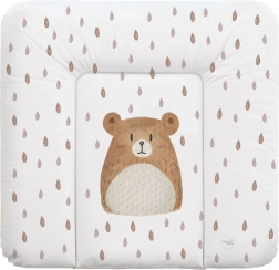 Ceba Baby miękka mata do przewijania na komodę Basic Bear Buddy 75 × 72 cm