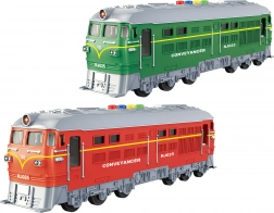 Pociąg z napędem bezwładnościowym z efektami 34 cm