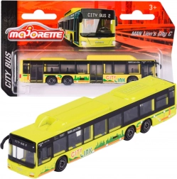 Miejski autobus MAN Lion's City C żółty – model Majorette