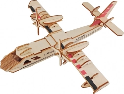 Drewniane puzzle 3D bombowiec Woodcraft