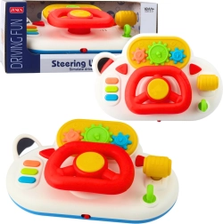 Interaktywny dziecięcy symulator jazdy ze światłami i dźwiękami