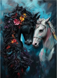 Puzzle czarno-białe 1000 elementów ANATOLIAN