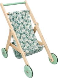 Lekki drewniany wózek dla lalek