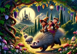 Puzzle Jeżyk i przyjaciele 200 elementów