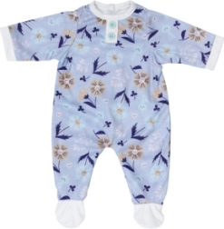 Niebieski kwiatowy kombinezon BABY born dla lalki 43 cm