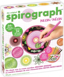 Neonowy spirograf