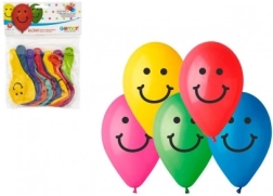 Balony nadmuchiwane z nadrukiem Smile 10 cm