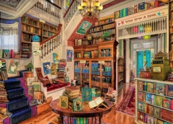 Ravensburger puzzle The Fantasy Bookshop 1000 elementów