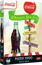 Puzzle 1000 Premium Plus – COCA-COLA Kamkoli celujesz