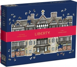 Dwustronne puzzle Liberty London Tudor Building 750 elementów