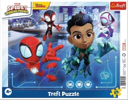 Puzzle Spiderman Pajączy skok 25 elementów