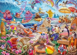 Puzzle Plażowe szaleństwo 1000 elementów SCHMIDT