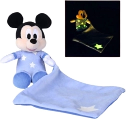 Pluszowy przytulaczek Mickey Mouse świecący w ciemności