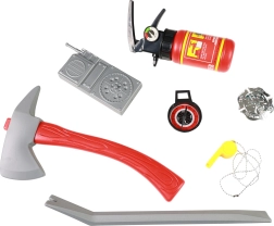 Zestaw strażacki dla dzieci z akcesoriami