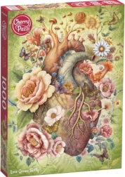 Cherry Pazzi puzzle Delikatny rozkwit miłości 1000 elementów