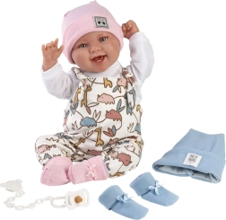 Realistyczna lalka niemowlęca ze dźwiękami i miękkim ciałem
