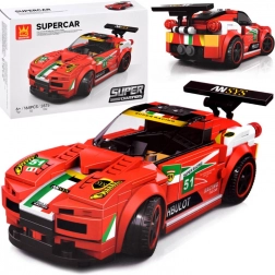 Klocki wyścigowego auta dla dzieci od 6 lat
